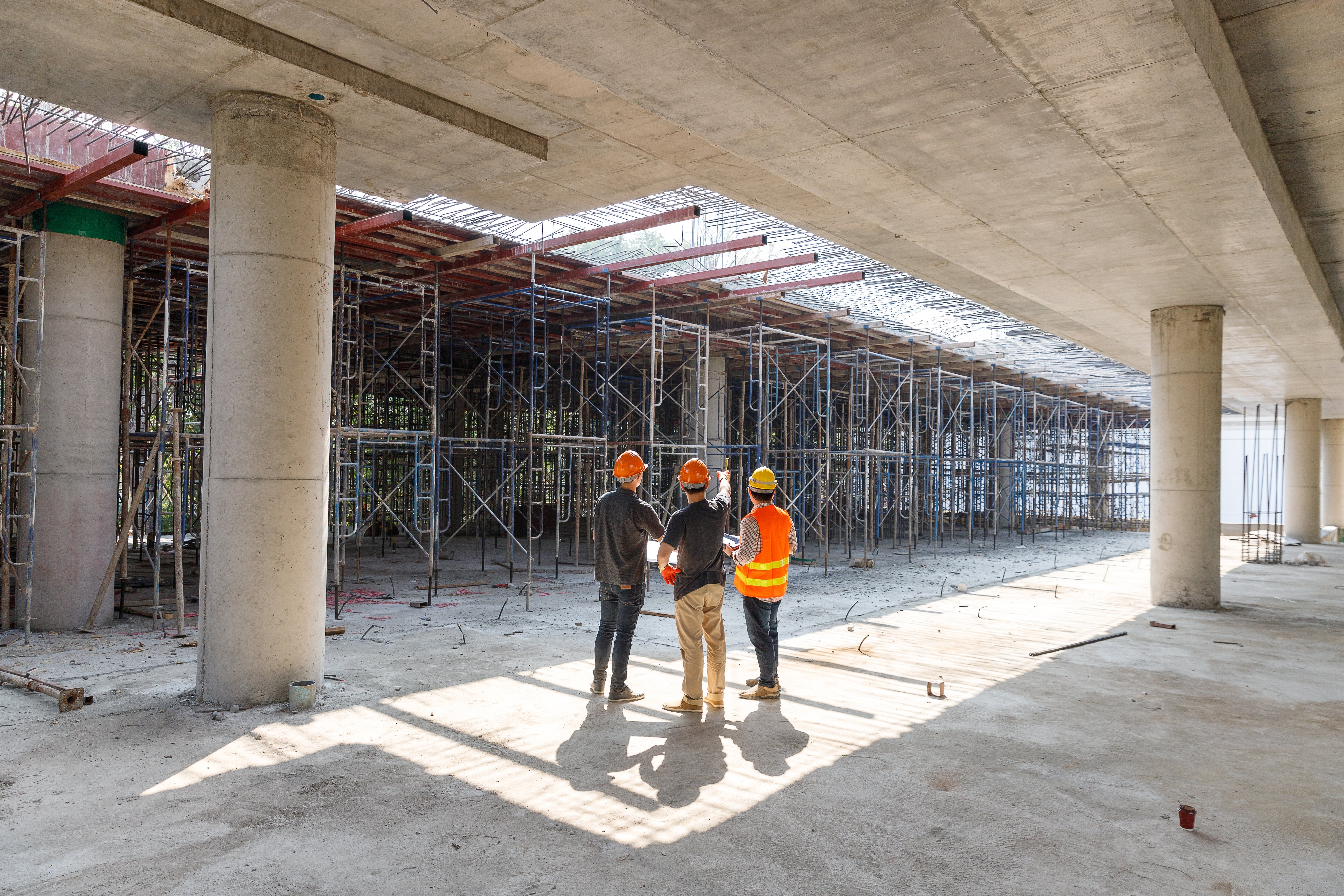 Field crew working with jobsite-compliant gear