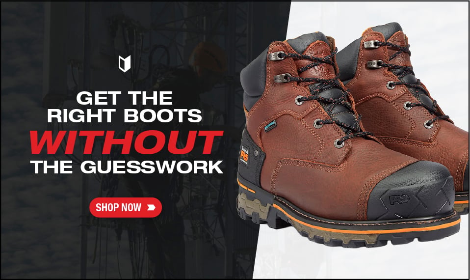 Work boots banner