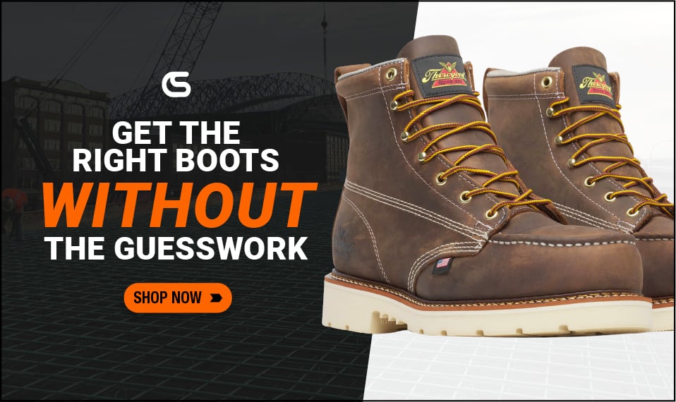 Work boots banner