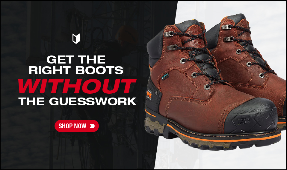Work boots banner